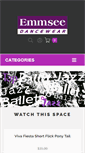Mobile Screenshot of dancewear.emmsee.com.au